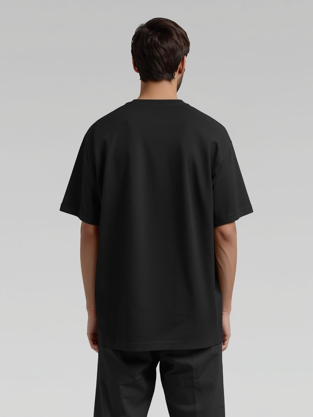 Black Essential Oversized T-shirt