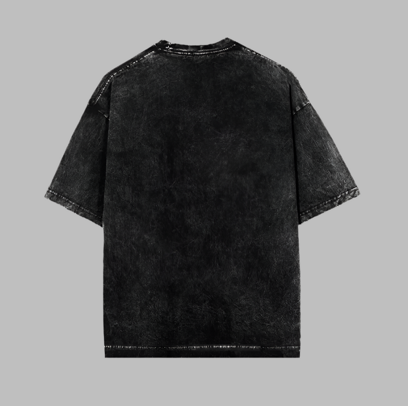 Black Washed Oversized T-shirt