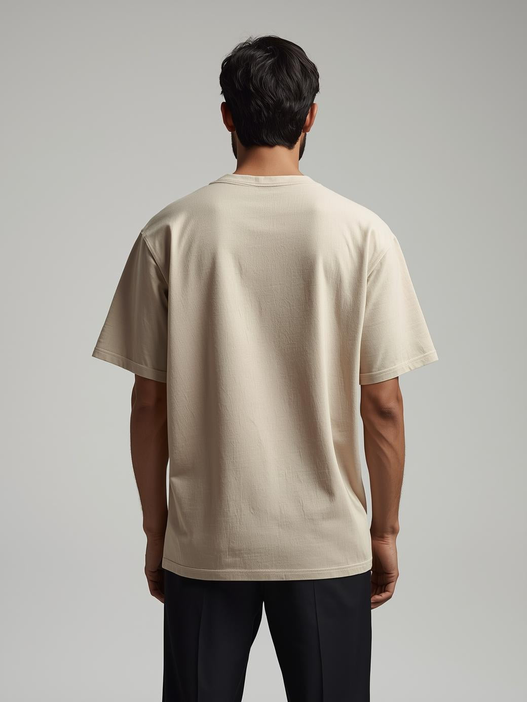 Beige Essential Oversized T-shirt