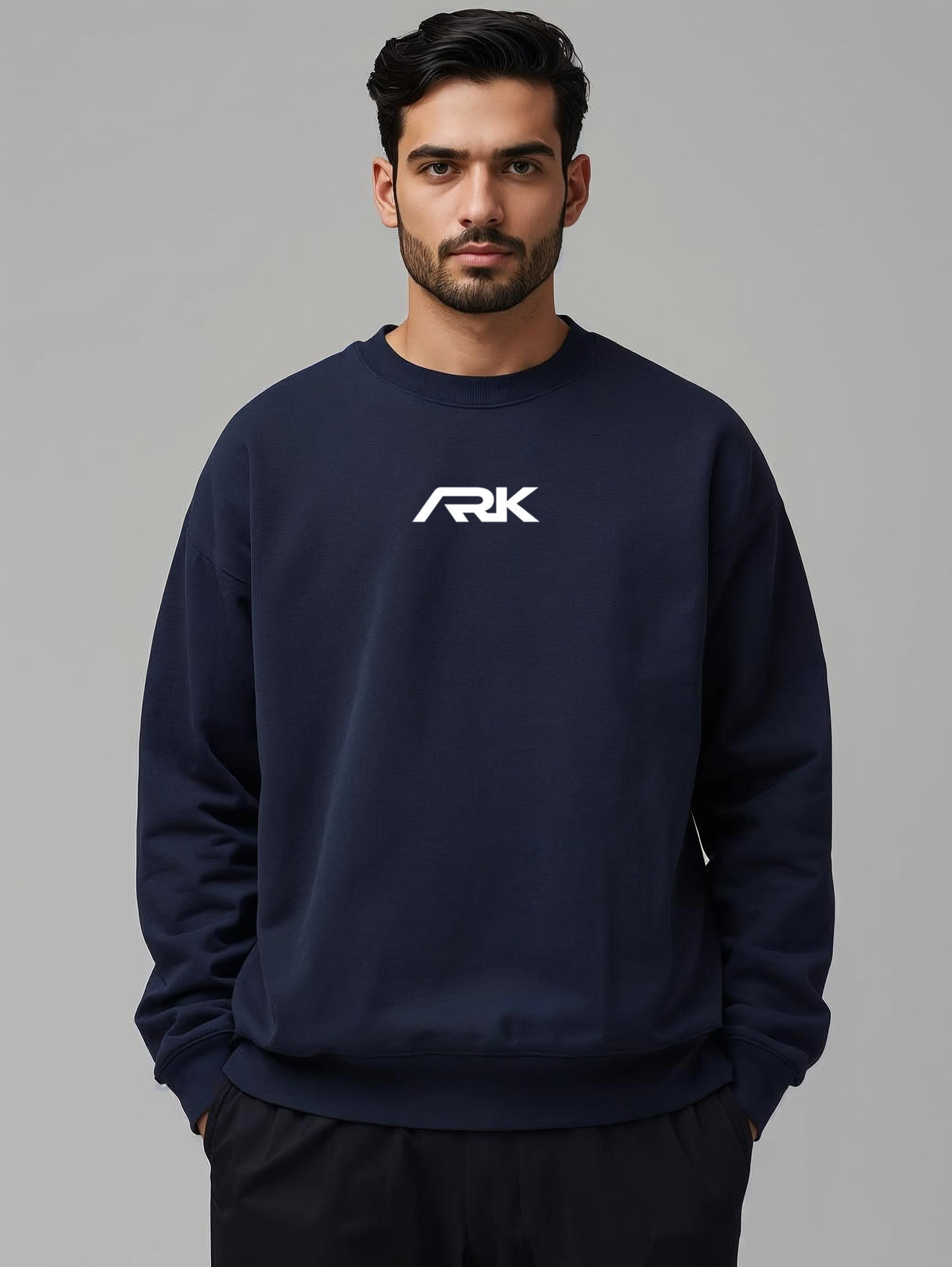 Blue Essential Oversized Sweatshirt