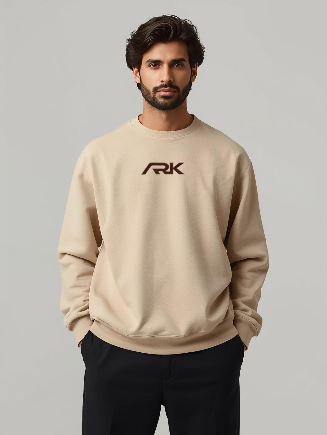 Beige Essential Oversized Sweatshirt