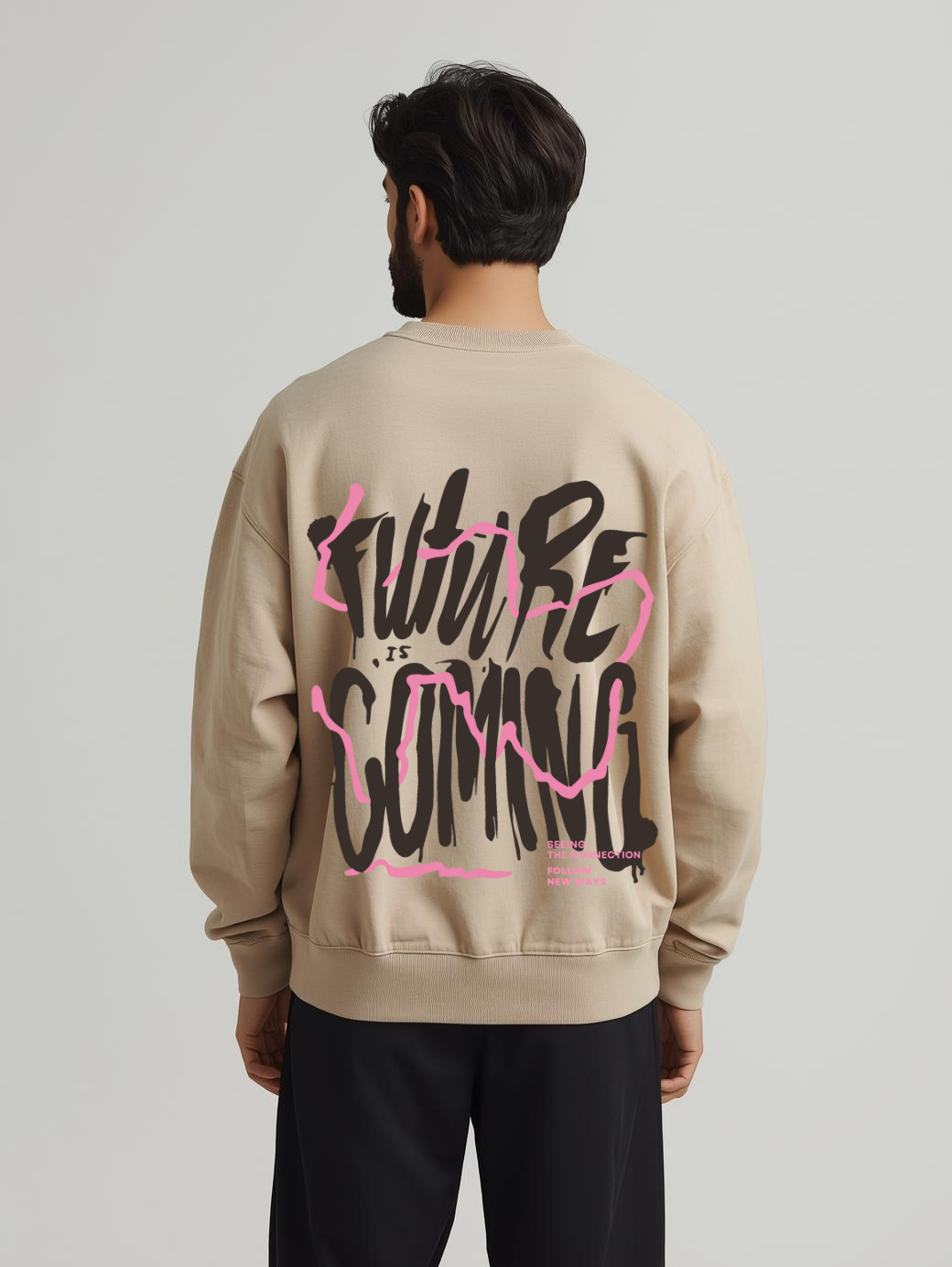Future Is Coming Oversized Sweatshirt