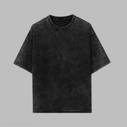 Black Washed Oversized T-shirt