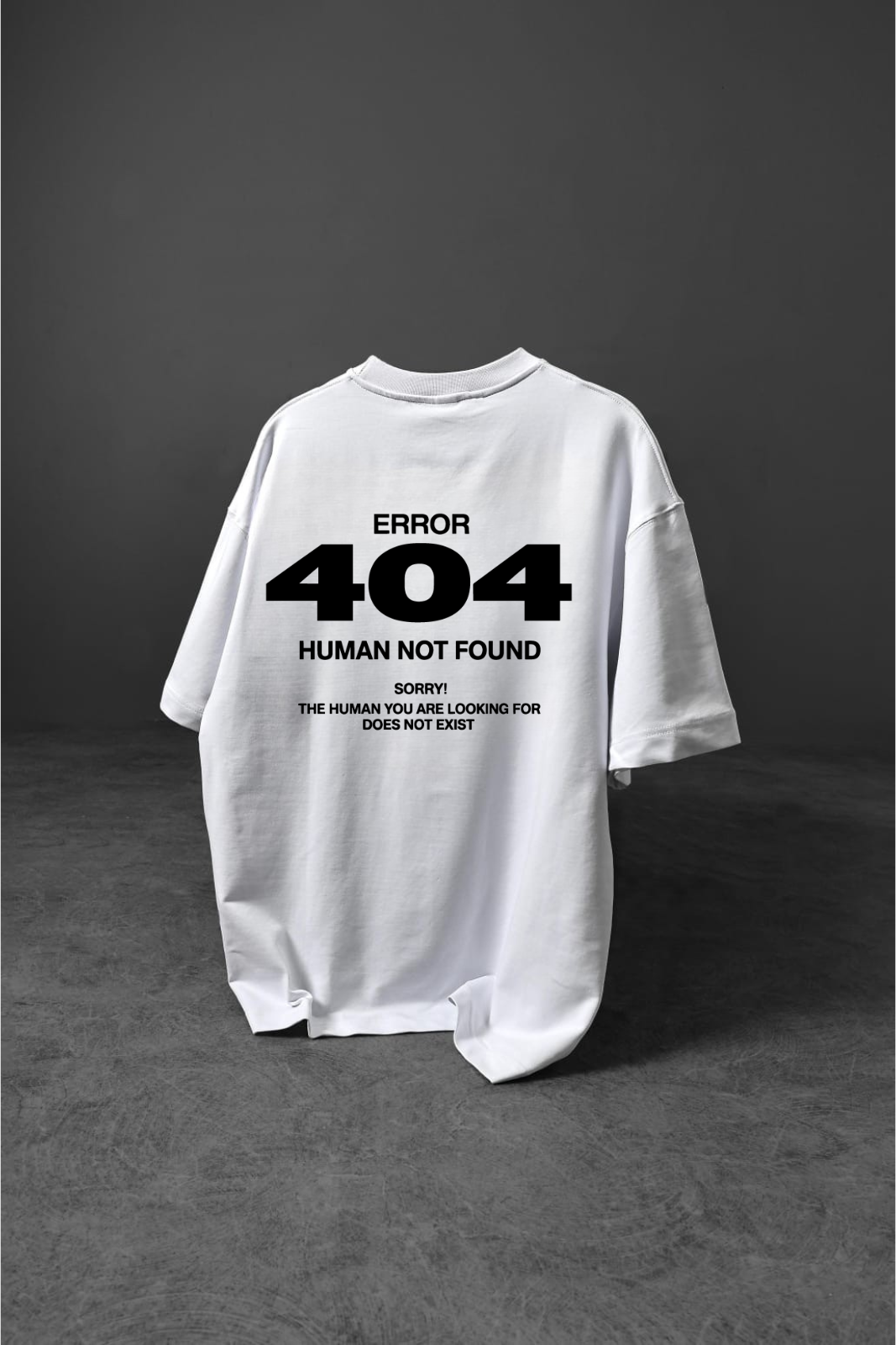 Emotion Not Found Oversized T-shirt
