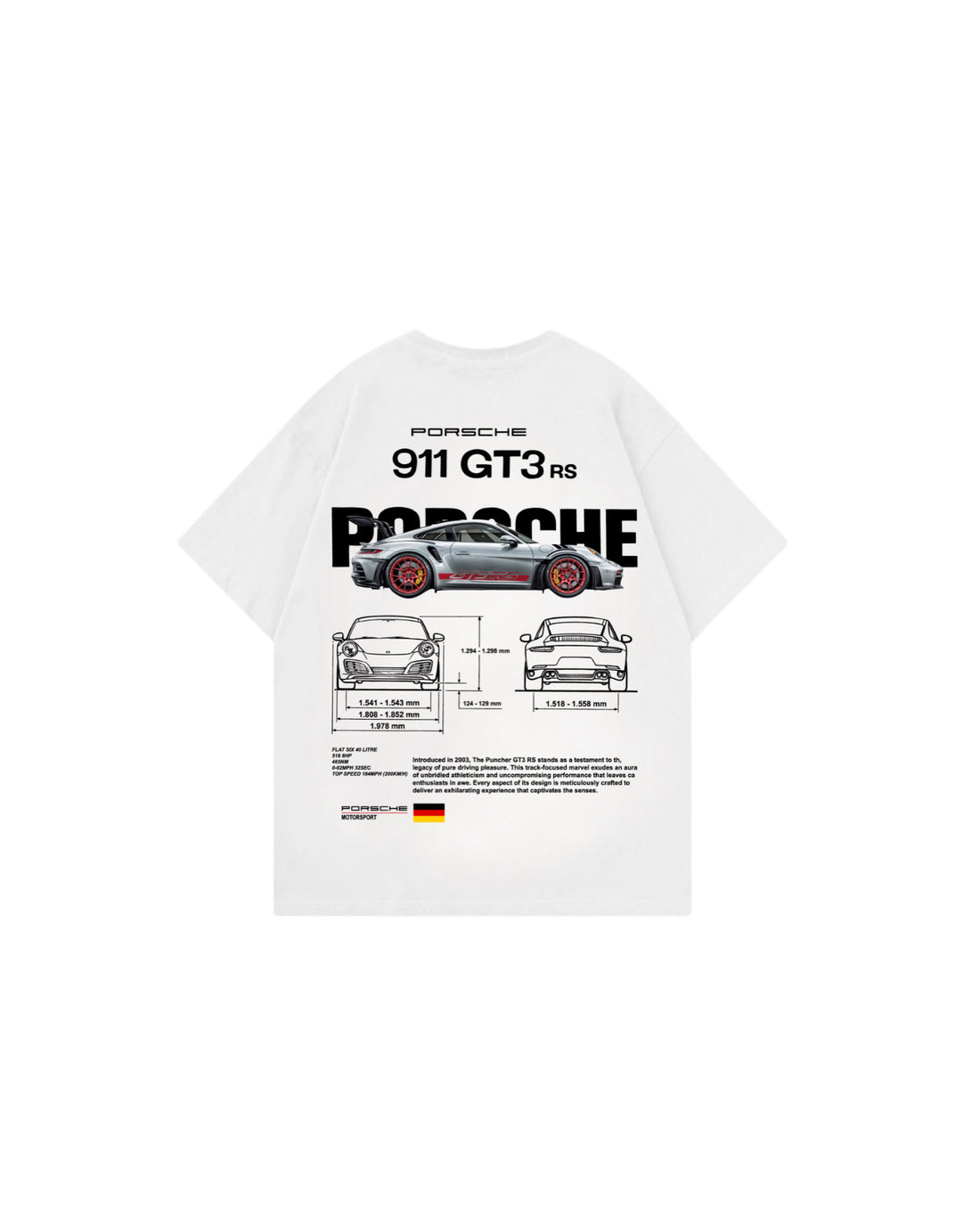 GT3 RS Legacy Oversized T-shirt