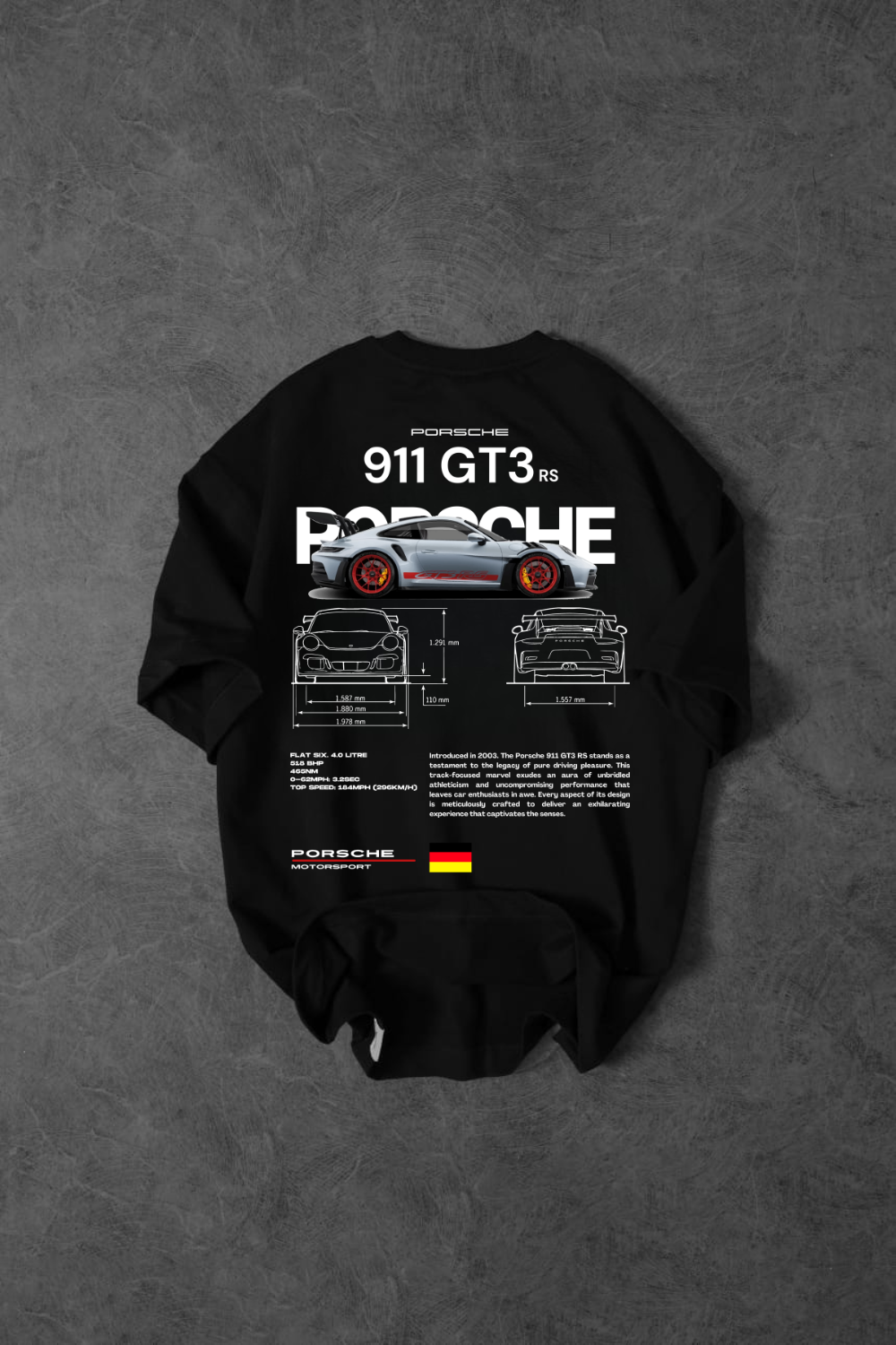 GT3 RS Legacy Oversized T-shirt