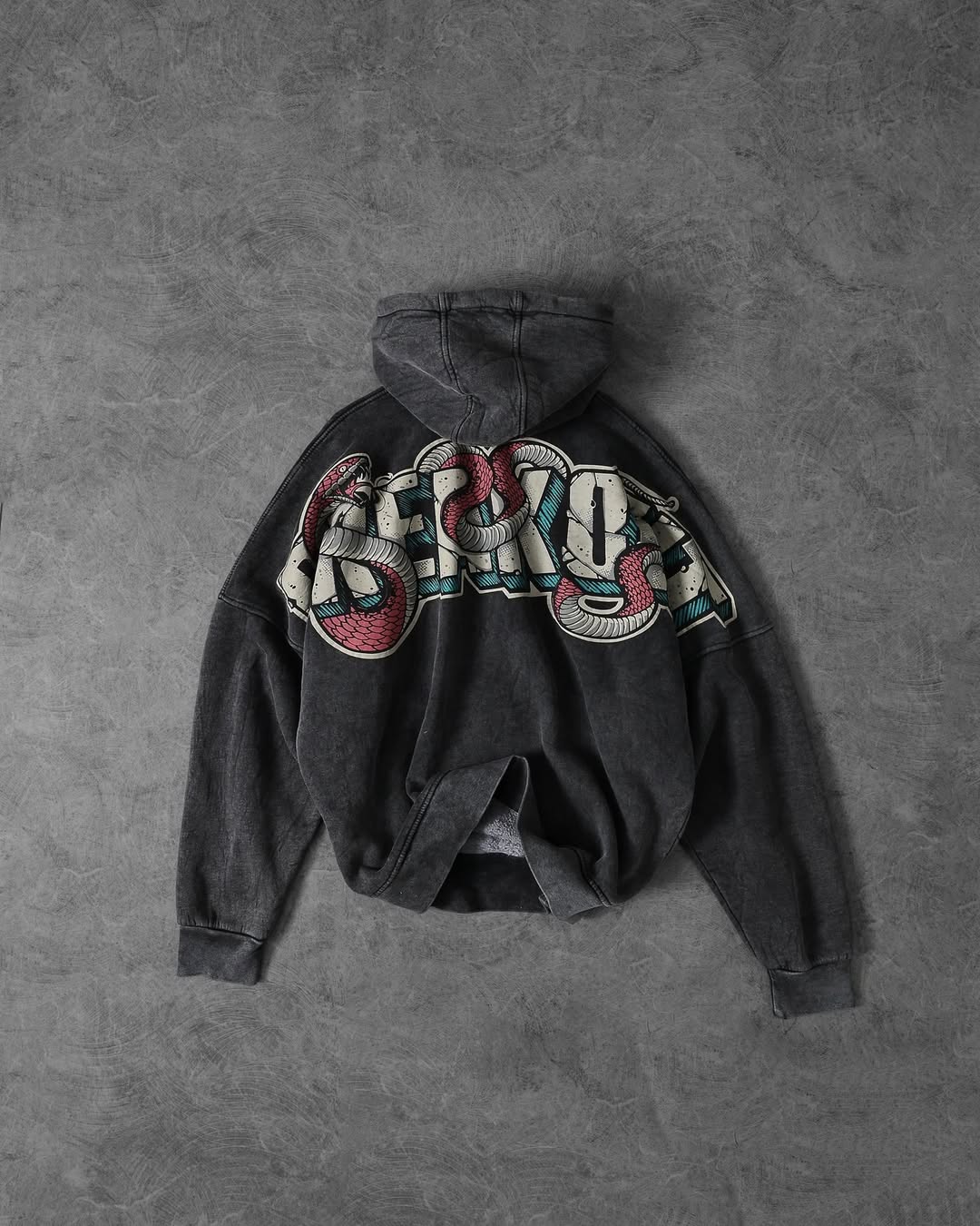 Serpent Breakout Washed Hoodie
