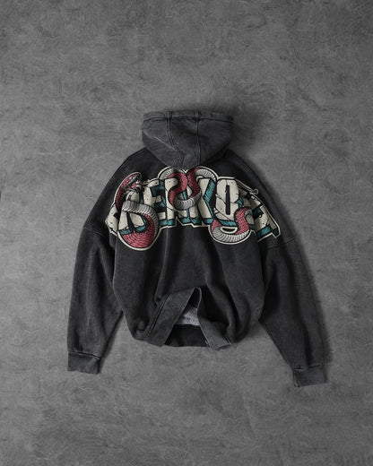 Serpent Breakout Washed Hoodie